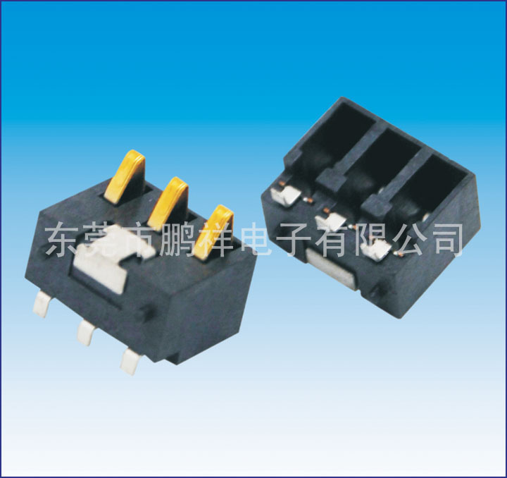 CP70系列，2.5mm彈片電池連接器