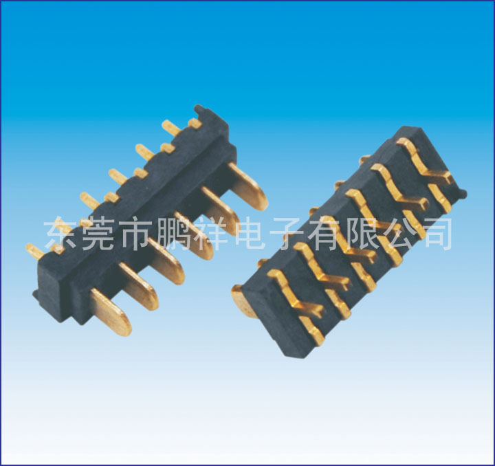 006系列，2.0mm電池公座6PIN